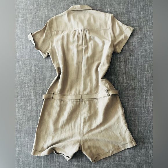 Vintage Y2K INC International Concepts Utility Belted Romper Size 10 - Picture 3 of 11